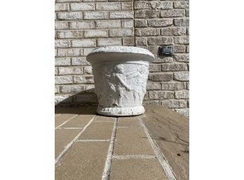 Vintage Cast Concrete Planter *