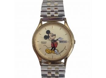 Vintage Mickey Mouse Wristwatch -  Seiko Quartz..
