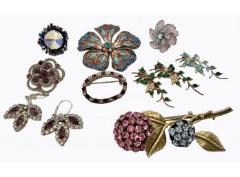 Vintage Colorful Jewelry Collection - 10 Pieces