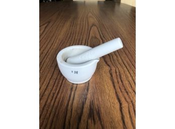 Antique Coors Mortar And Pestle