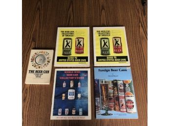 Set Of 5 Vintage Beer Can Collector Magazines