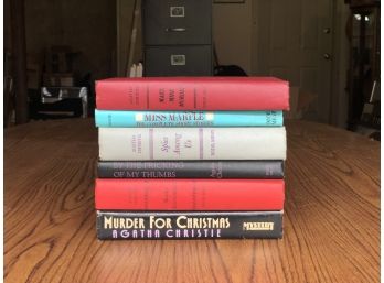 Set Of 6 Agatha Christie Hard Cover Books