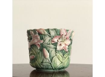 Vintage Italian Porcelain Flower Pot