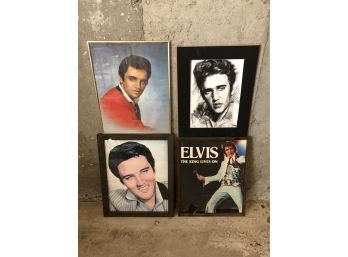 Set Of 4 Elvis Posters