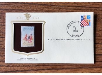 Collectible Frederick Remington 4 Cent Stamp From 1995