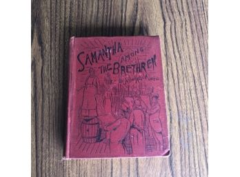 RARE Vintage “Samantha Among The Brethren” Book