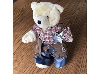 Sheriff Teddy Bear By “Sissy, A Different Kind Of Bear”