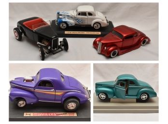 Collection Of Diecast And Plastic Coupes