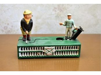 Mechanical Coin Bank 'Birdie Putt'