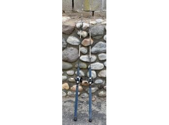 Pair Of Fishing Poles With Reels