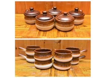 Set Of Chefs Stoneware Handled Crocks And More