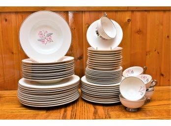 1960s Syracuse China Patricia Pattern Pink Set