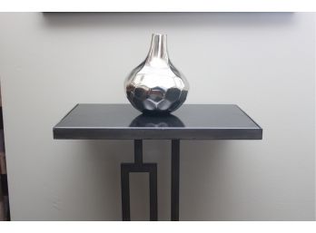 Modern Uttermost Side Table With Glass Top