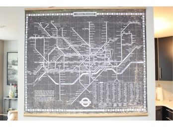 London Transport Underground Map By Oliver Gal