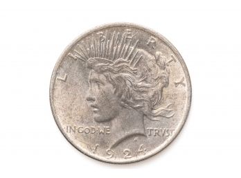 1924 Silver Peace Dollar