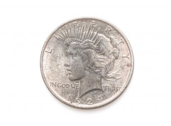 1924 Silver Peace Dollar