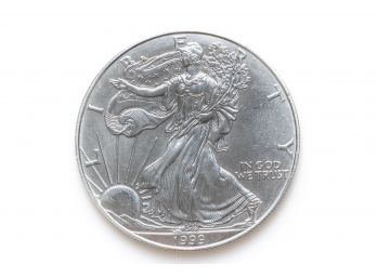 1999 American Silver Eagle, 1 Oz Fine Silver