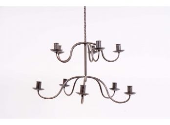 Hanging Iron Candelabra