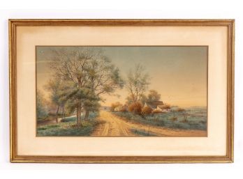 Print Of Rural Scene