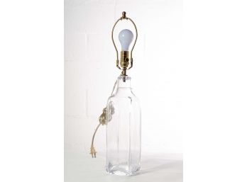 Clear Glass Lamp