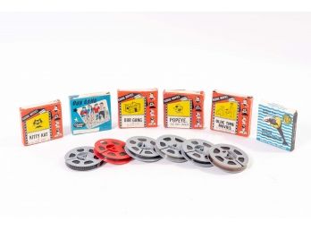 Collection Of Vintage Kids' Movie Reels