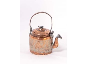 Tooled Copper Kettle