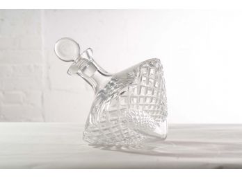 Top Shaped Cut Glass Decanter