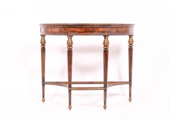 Drexel Heritage For Lillian August Semicircle Console Table Base, Retail $1428