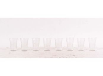 Set Of Eight Cordial Glasses