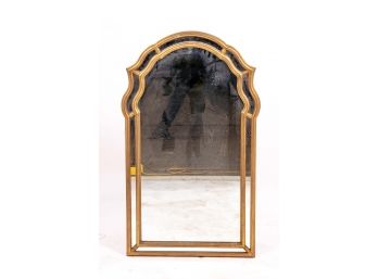 Moroccan Style Gold Framed Mirror