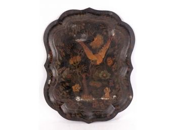 Antique Oriental Lacquer Tray