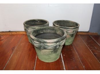 Set Of Terracotta Pots