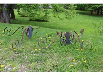 Wrought Iron Lamp Post Bases