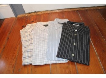 Assortment Of Men's Button Up Shirts