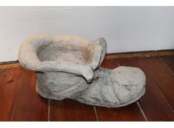 Early 20th Century Concrete Boot Planter