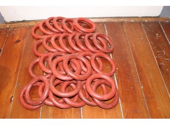 Oversized Wooden Curtain Rings