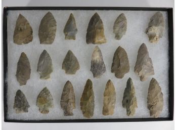 Lot Of 19 Arrowheads