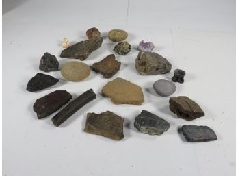 MIsc Rock, Crystal And Fossil Lot