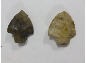 Lot Of 2 Arrowheads