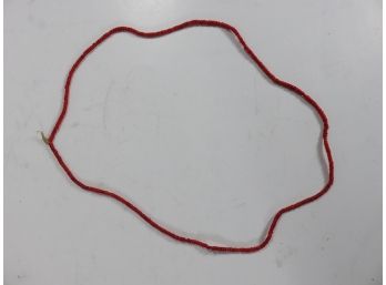 Native American Red Trade Beads