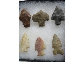 Lot Of 6 Arrowheads