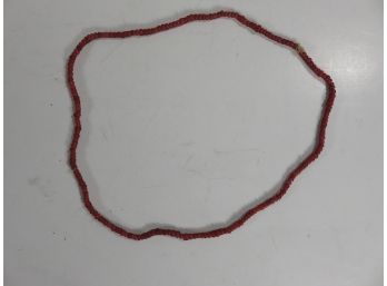 Native American Red Trade Beads