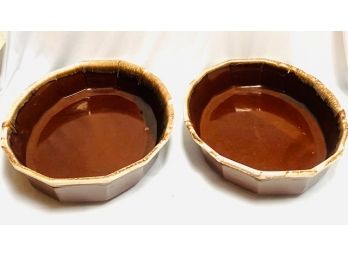 Vintage McCoy Pottery Large Brown Drip Glaze Platter/Casserole