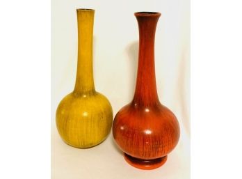 Pair Of Vintage MCM Bud Vases