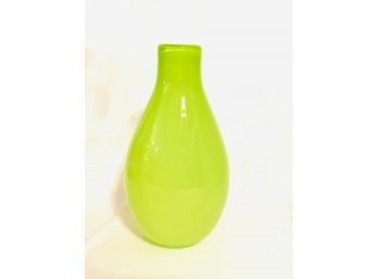 Pale Lime Green Tear Drop Vase