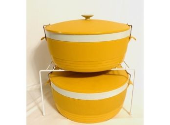 Vintage Mid Century Sunfrost Food Storage Container Pairing