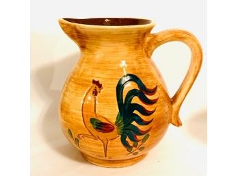 Vintage Mid Century Pennsbury Pottery Rooster Pitcher