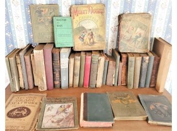 Lot#1 - Antique Books - Mostly Early Childhood Educational