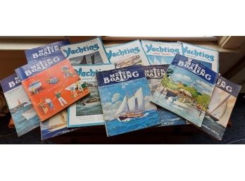 Lot Of 1953 Yachting & Motor Boating Magazines