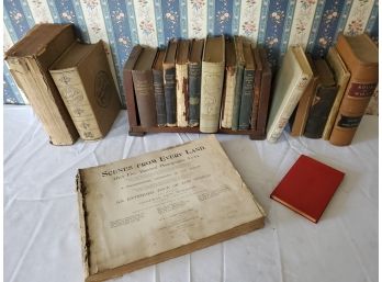 Lot#6 - Antique Law And Government And More - Including Vintage Carved Wood Bookends